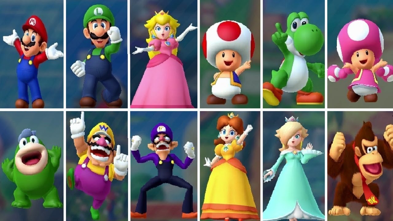 Mario Party 10 - All Characters