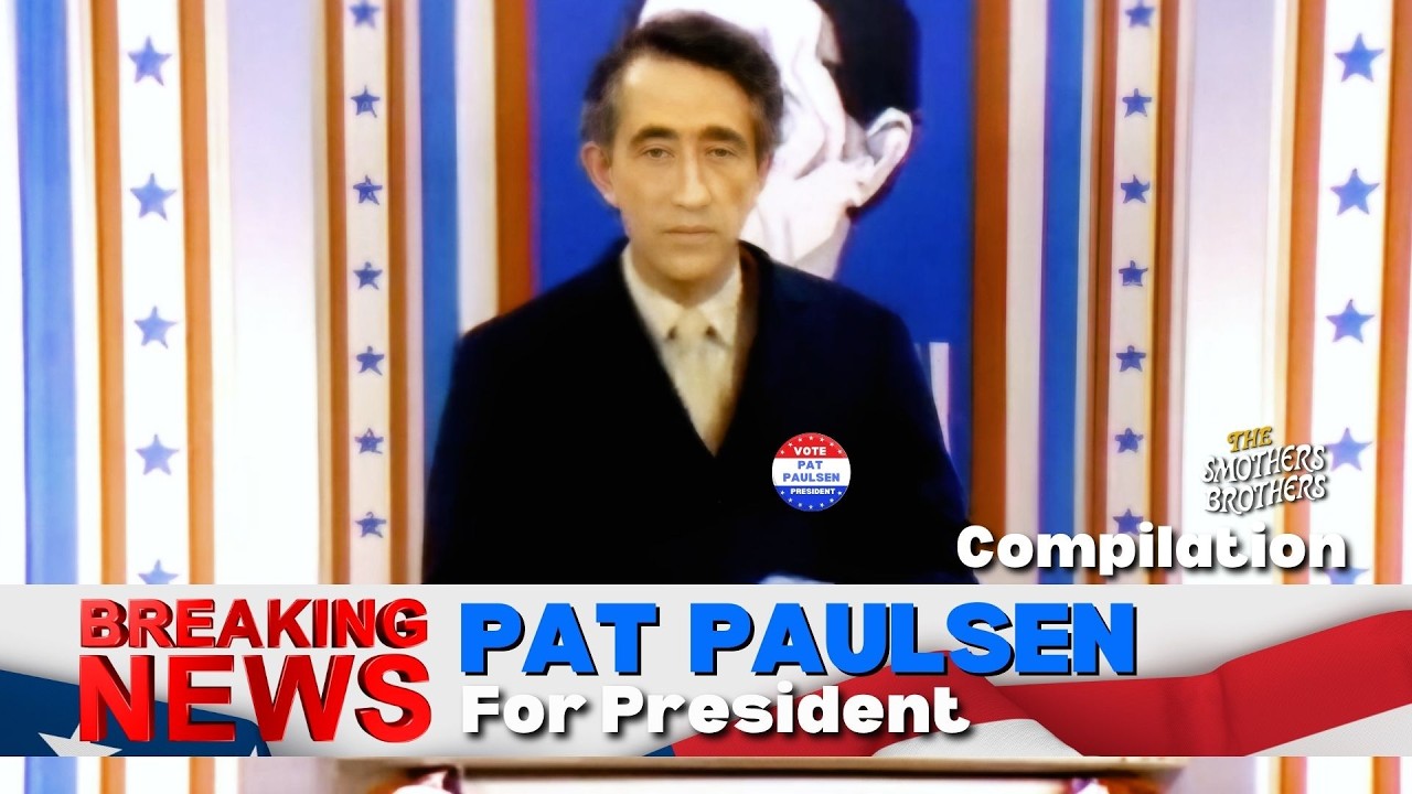 Pat Paulsen For President | An Epic Compilation | The Smothers Brothers Comedy Hour