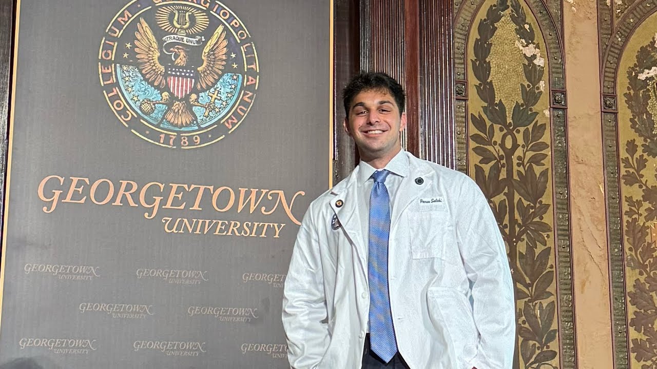 DAY IN THE LIFE AS A GEORGETOWN MED STUDENT | Day in my Life | Parsa Salehi