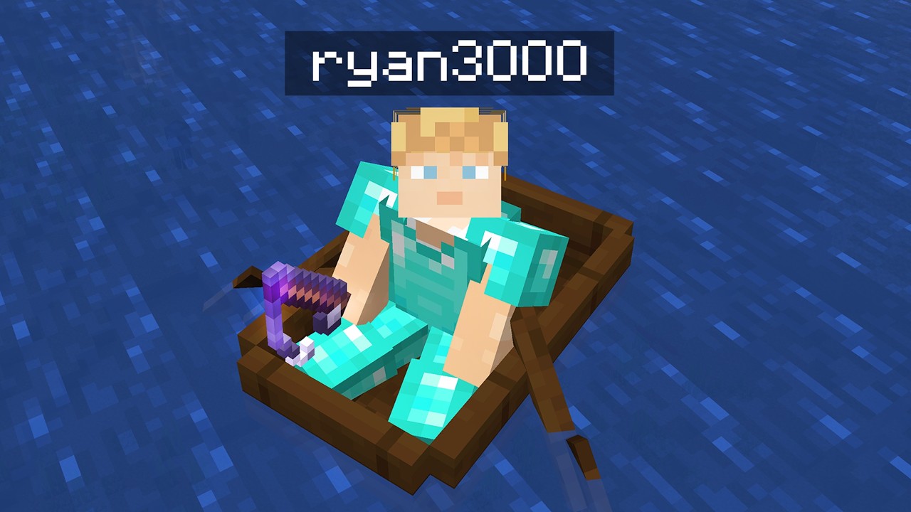 I Fished for an Entire Minecraft Day