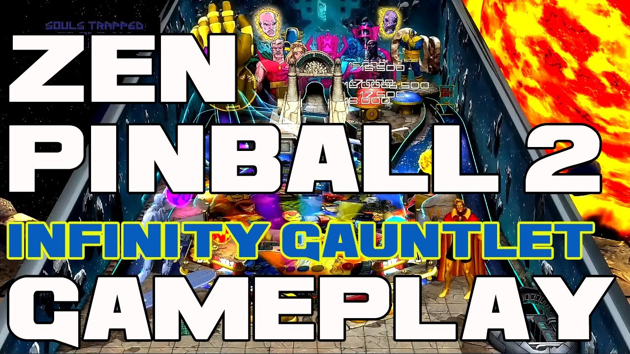Zen Pinball 2 Infinity Gauntlet PS4 Gameplay