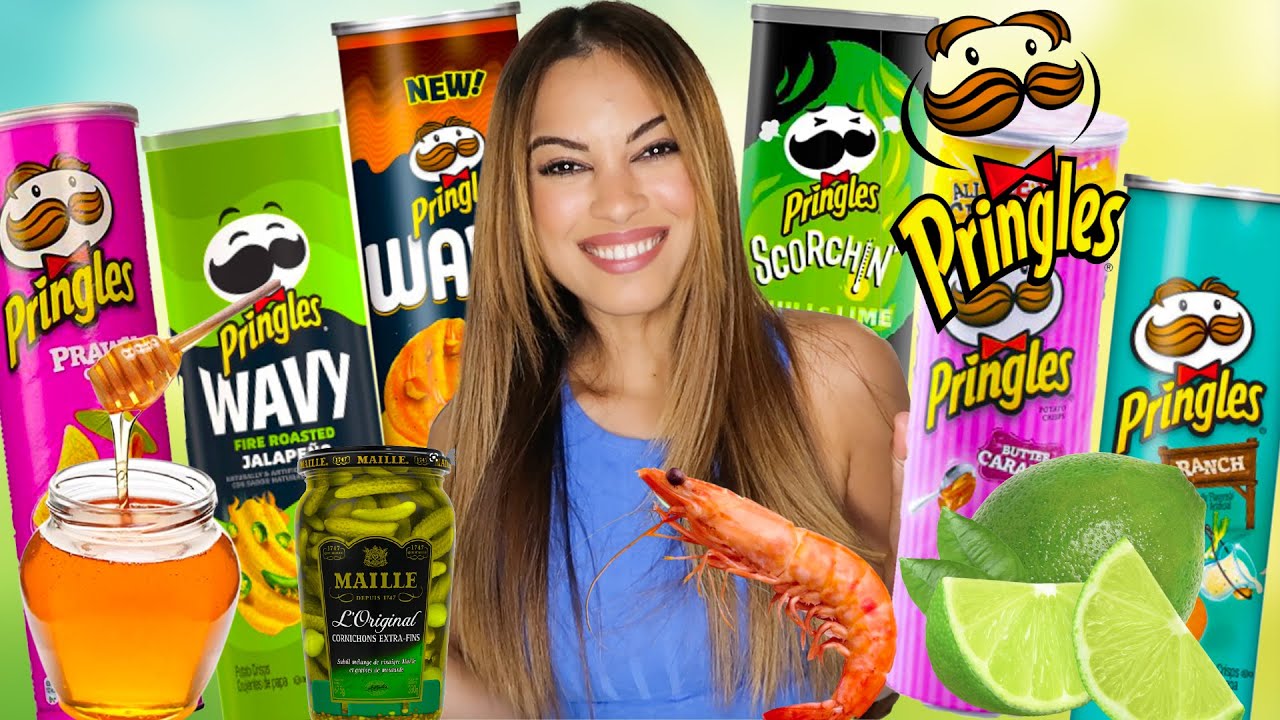 DÉGUSTATION DE PRINGLES INSOLITES!! (CREVETTES, CITRON, CORNICHONS...)