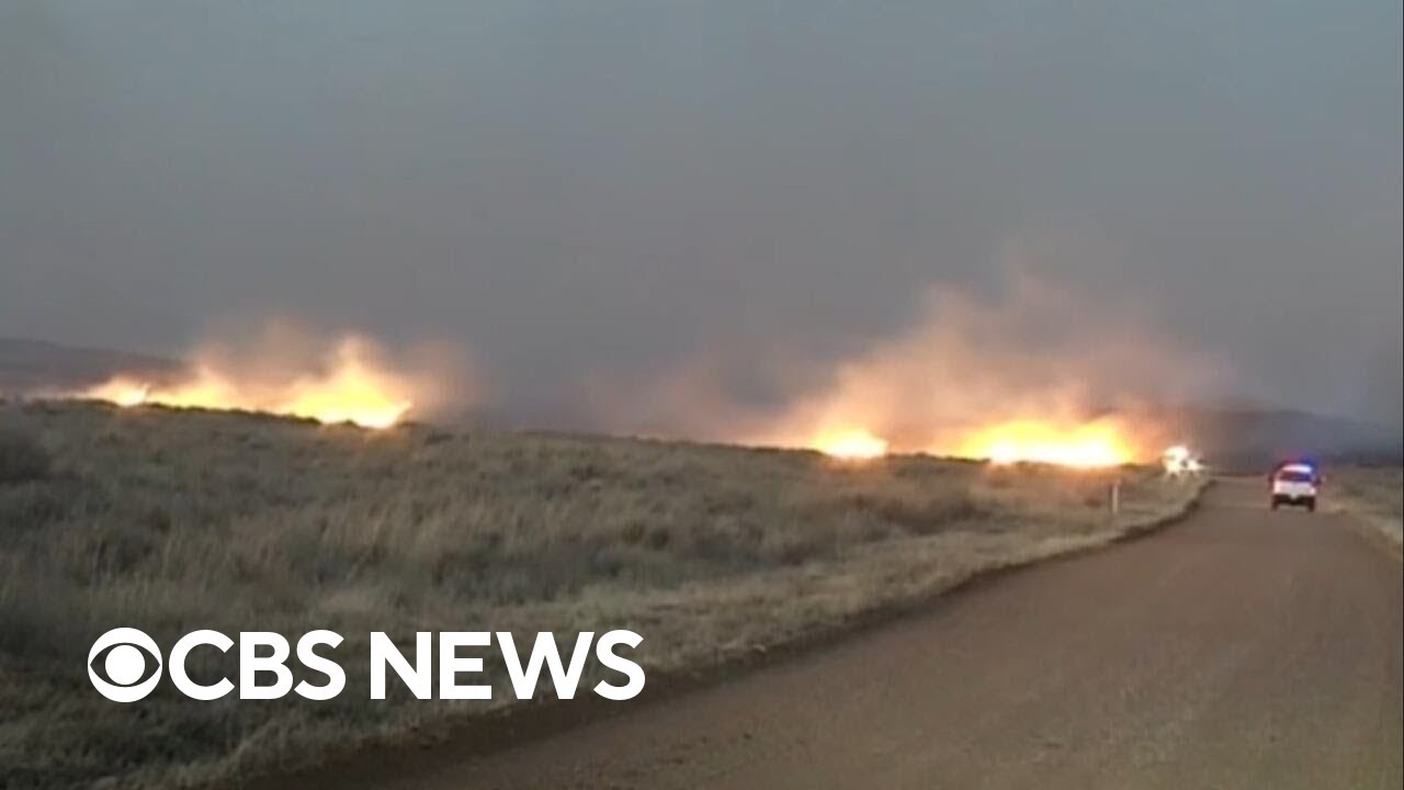 Wildfires rage in Oklahoma