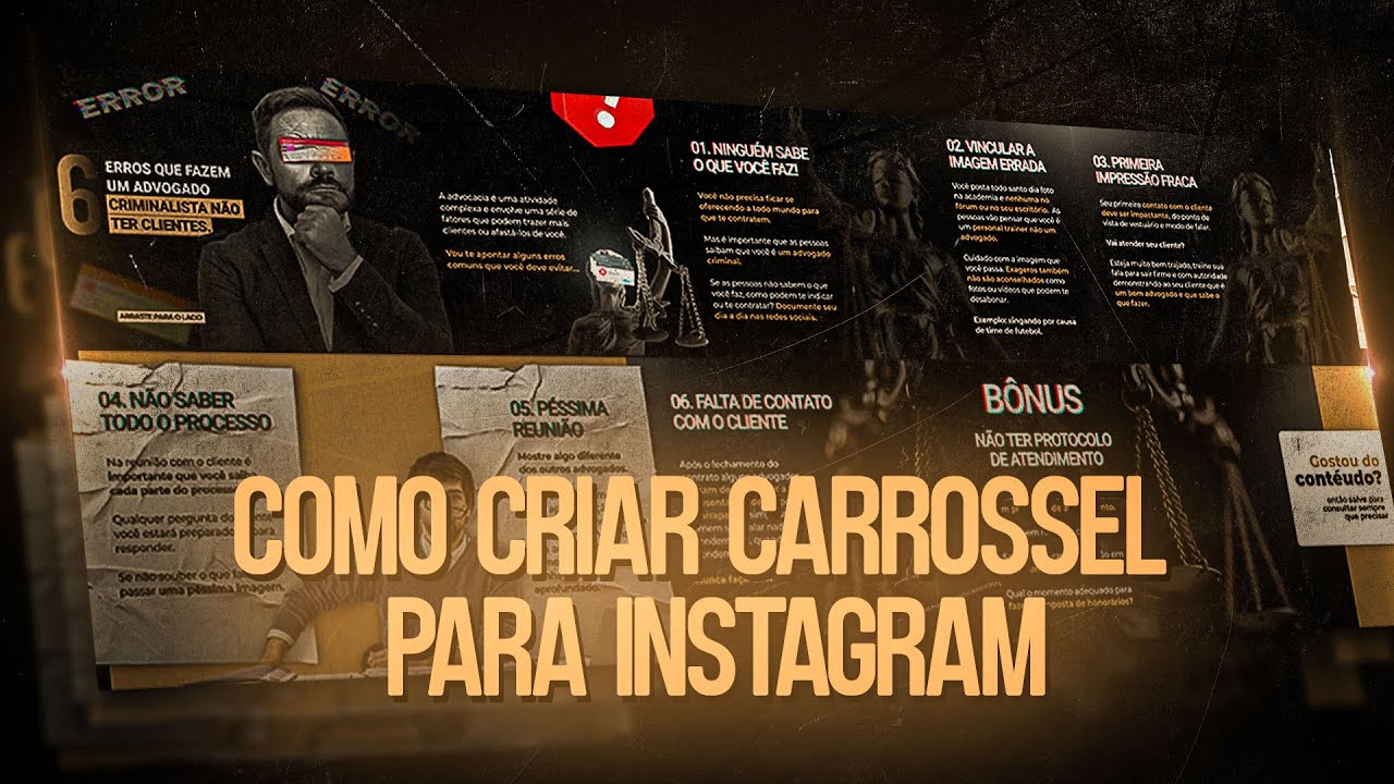 COMO FAZER CARROSSEL PARA INSTAGRAM - (PRÁTICA)