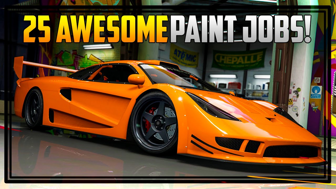 25 AWESOME PAINT JOBS FOR THE CUNNING STUNTS VEHICLES! (GTA Online)