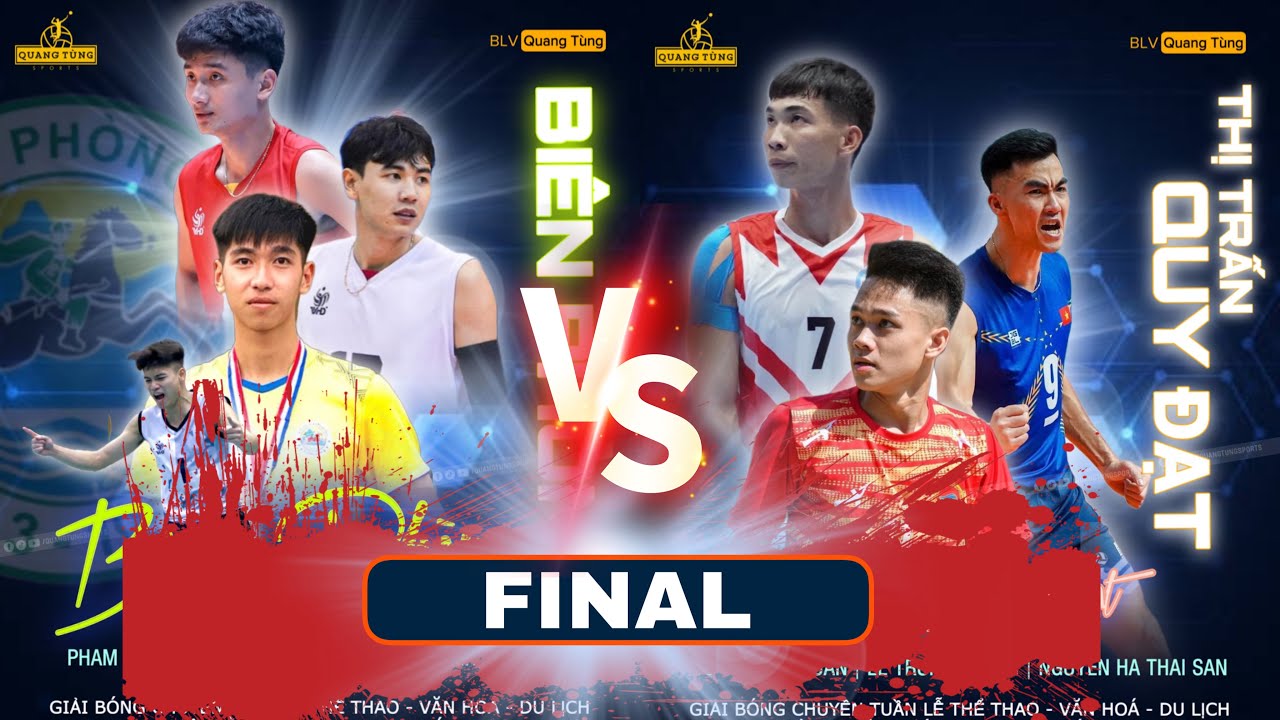 CHUNG KẾT : TT Quy Đạt( Thanh Thuận, Trung Thành) vs Biên Phòng( Ngọc Thuân, Văn Hiệp,Phi Toản)
