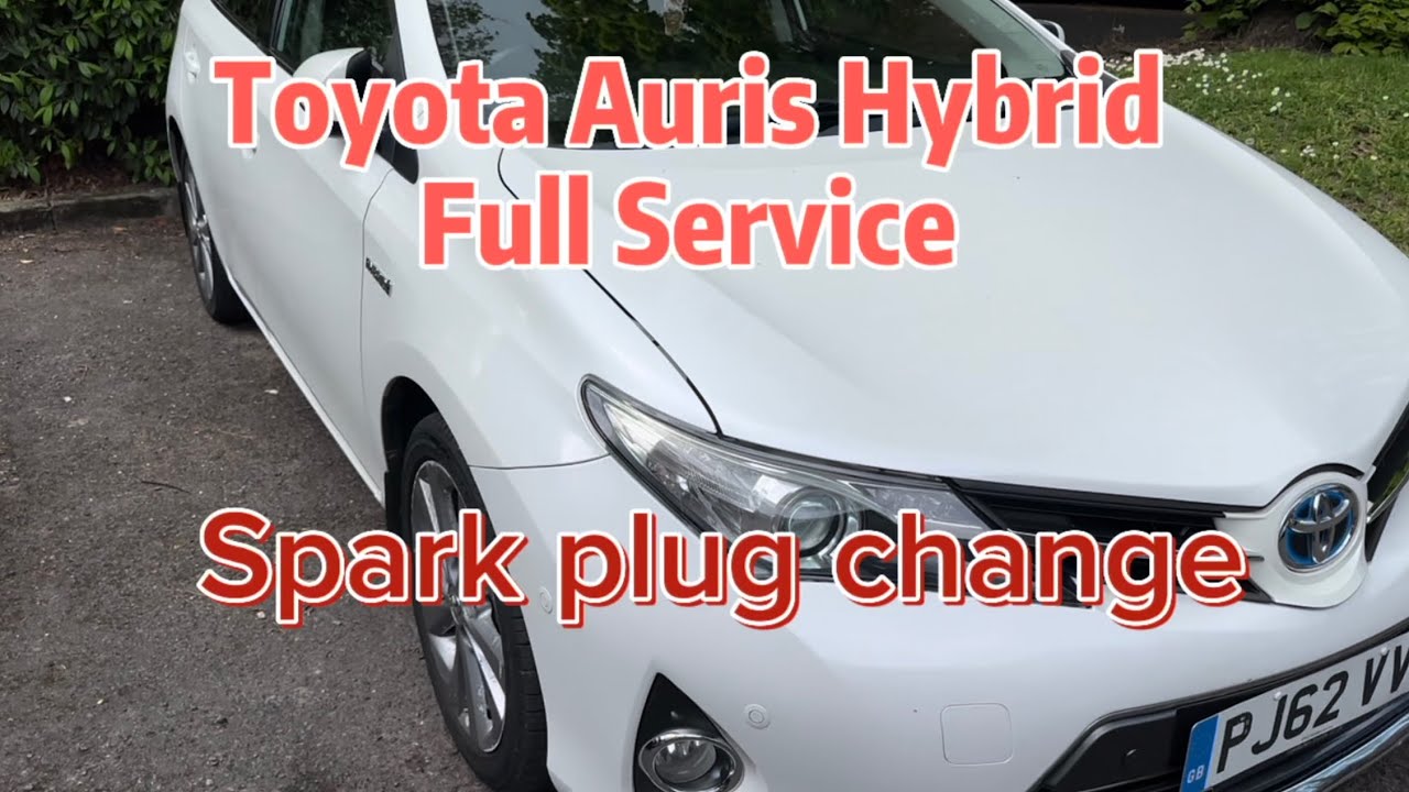 Toyota | Auris | Prius Hybrid | Полное техническое обслуживание | Свечи зажигания | Замена моторн...