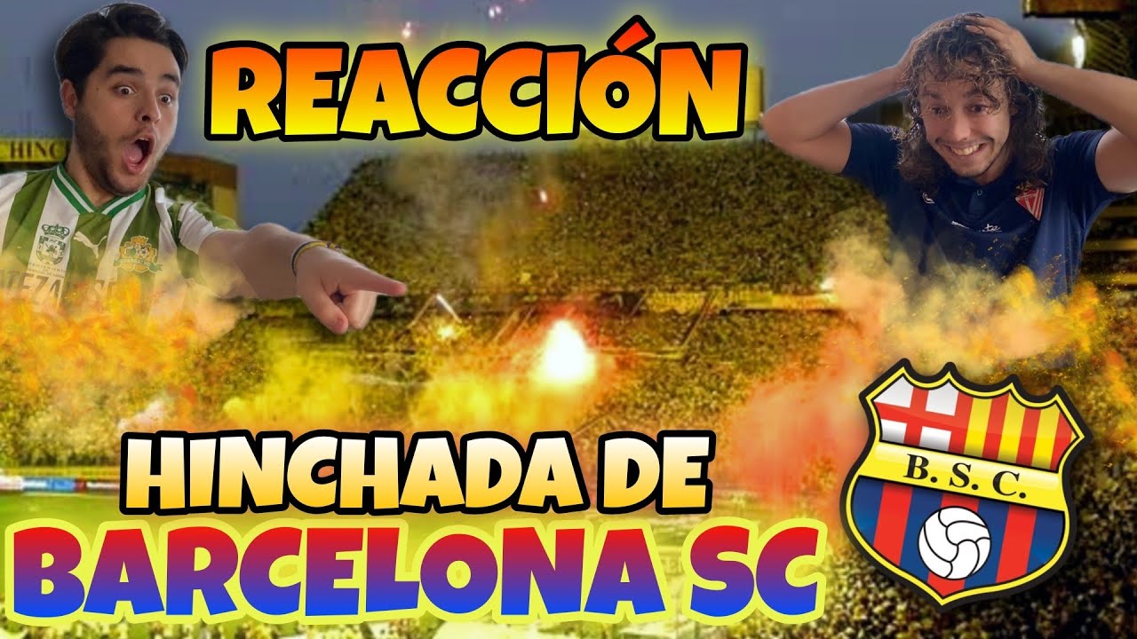 😳 CANARIOS REACCIONAN A LA AFICIÓN DE BARCELONA DE GUAYAQUIL *así se debe animar*
