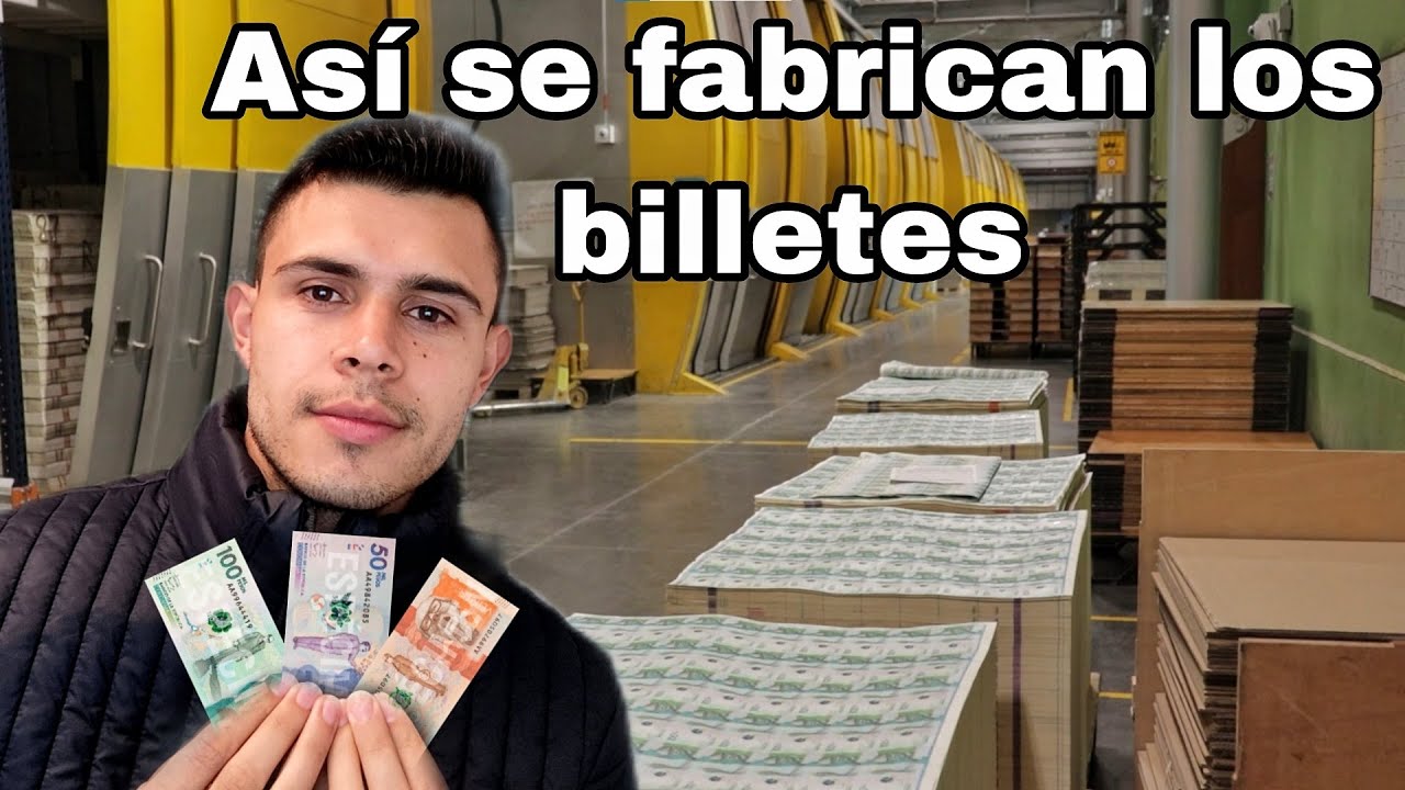 Entré al lugar donde se FABRICAN los BILLETES en Colombia
