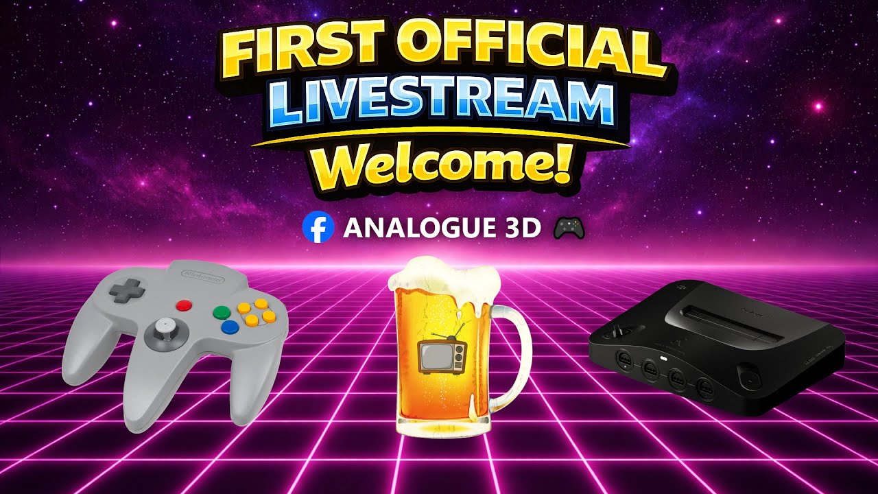 First Official Livestream for the ANALOGUE 3D Group