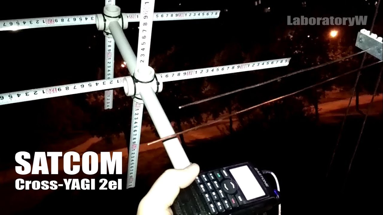 Cross-YAGI 2el на SATCOM. Part I