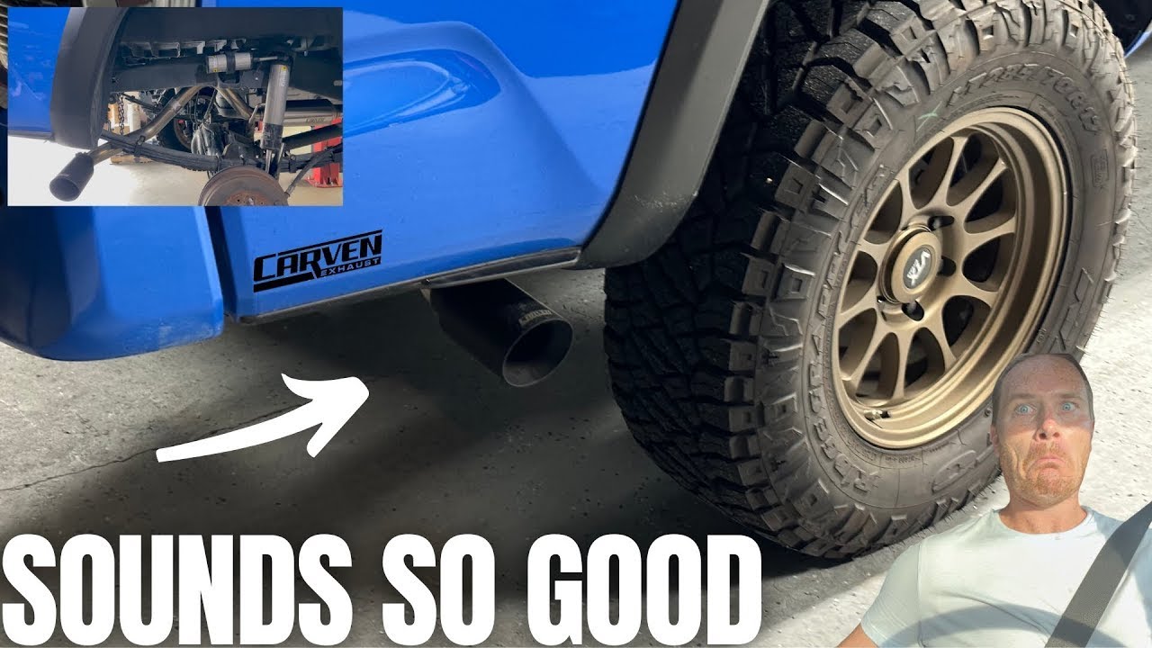 I Installed The Carven Exhaust On My Tacoma!!