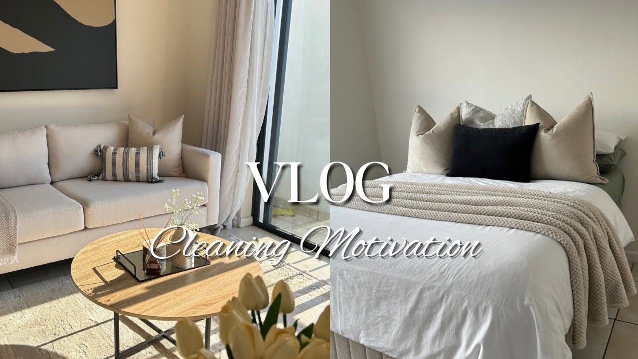 Reset Vlog: Cleaning Motivation | Clean The Whole Apartment With Me | Naledi Majola