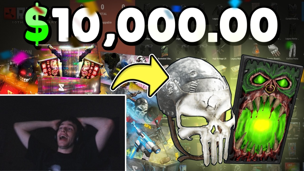 OPENING EVERY SINGLE RUST CASE! - Rust Gambling
