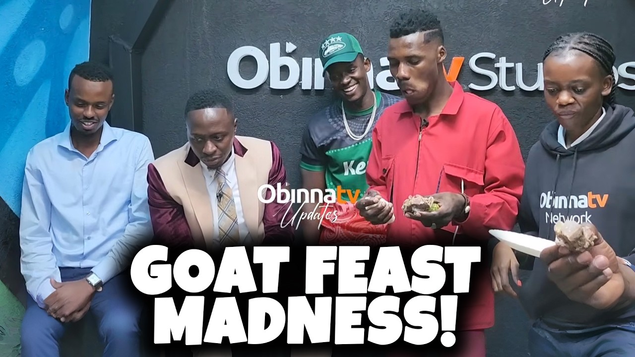 INSIDE OBINNATVSTUDIOS EID CELEBRATION STAFF ENJOY GOAT FEAST 