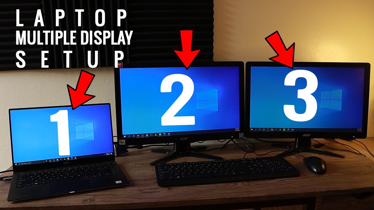 How to setup Multiple Display on a Laptop