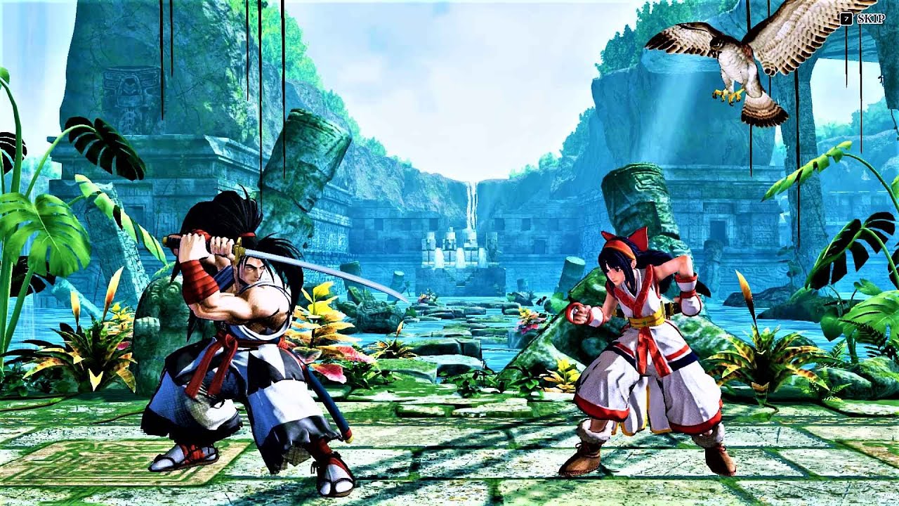 Haohmaru vs Nakoruru ( Hardest Al ) Samurai Shodown