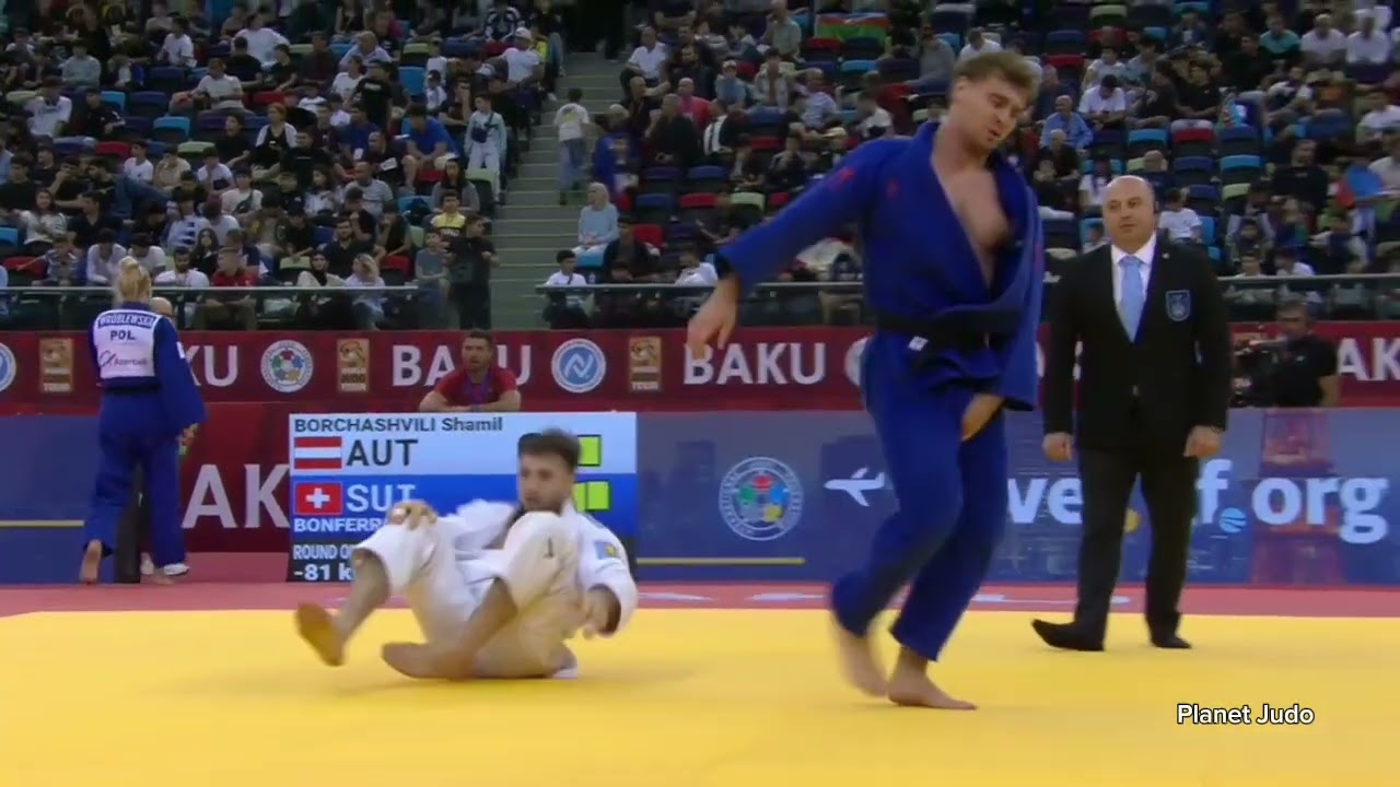 Shamil BORCHASHVILI 🇦🇹 🆚️ Aurelien BONFERRONI 🇨🇭 | 3 раунд/-81кг | Большой Шлем Баку 2023