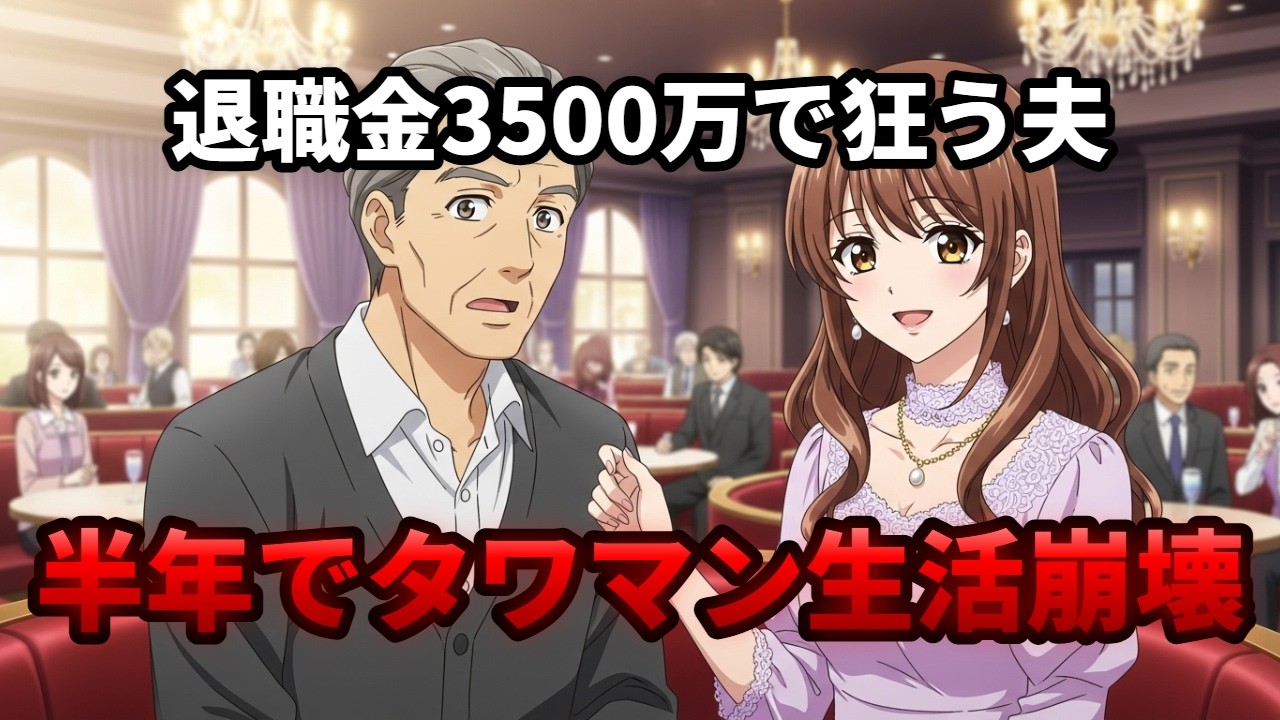 【65歳の勘違い】退職金3500万で若い女に溺れた元支店長。妻を捨てた男を待つ四畳半の地獄…【シニア朗読】【自業自得】