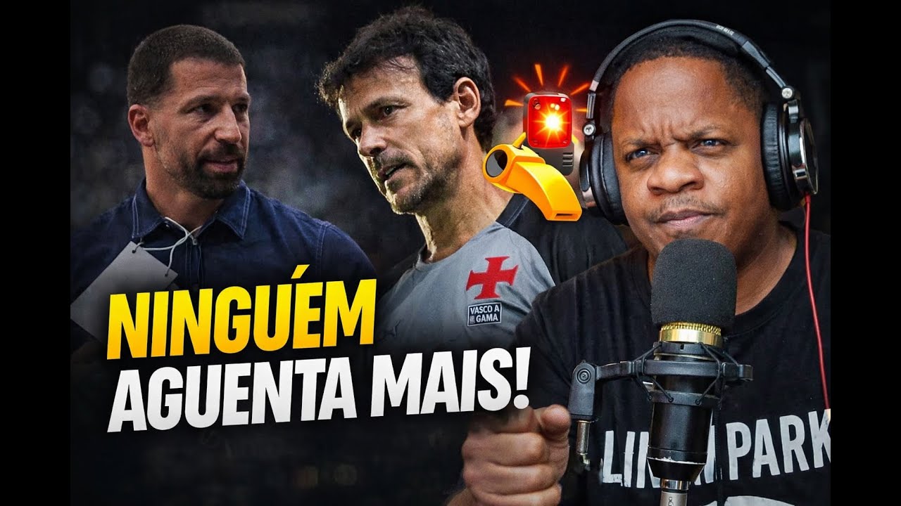 NINGUÉM AGUENTA MAIS! Vasco empata em casa, Diniz pressionado e arbitragem revolta