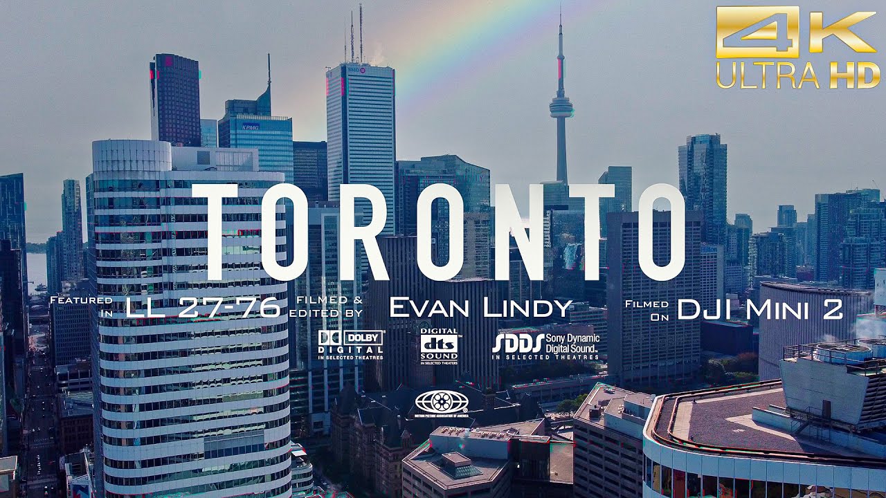 Downtown Toronto from above | Drone 4K