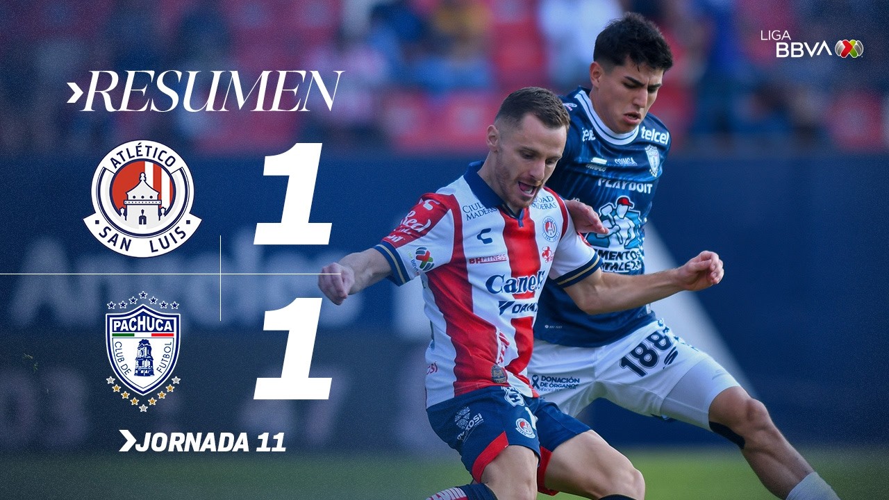 ADSL 1-1 PACHUCA | Tuzos le saca el empate en la recta final al conjunto Potosino | #ConM&eacute;xicoC26