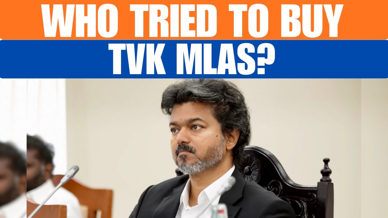 ₹35 Crore MLA Poaching Plot? Tamil Nadu Politics Erupts Over TVK's Explosive Claim | News9