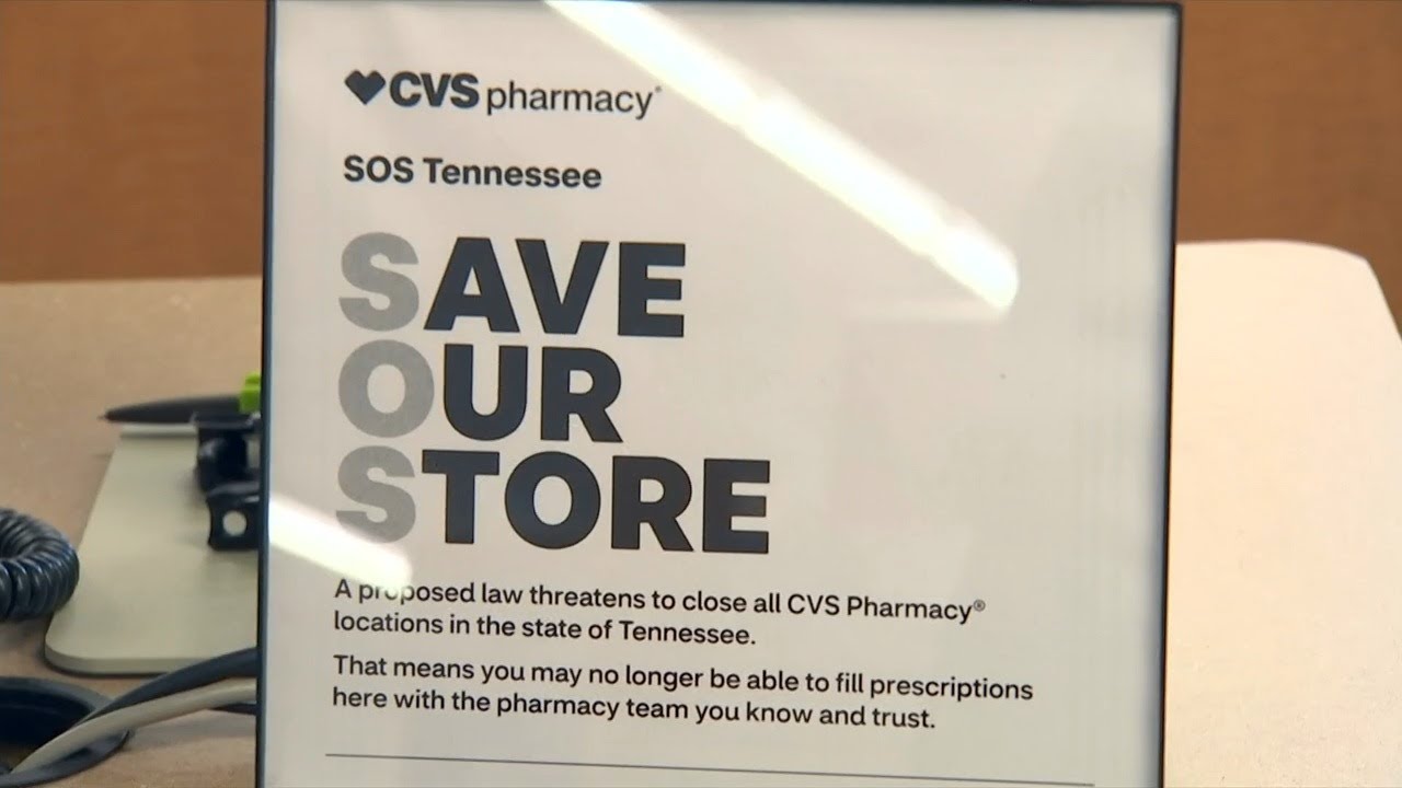 TN bill targeting pharmacy benefit managers would shut down 100+ CVS stores