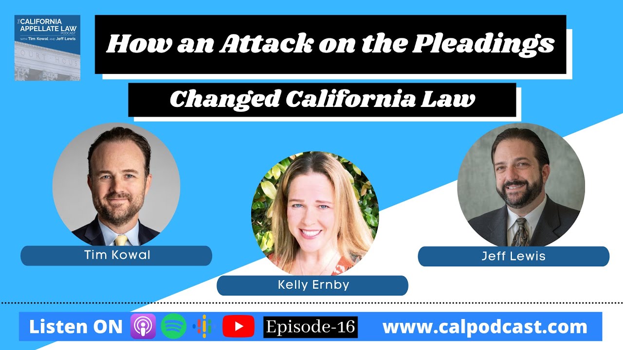 How a Motion to Strike Changed California Law