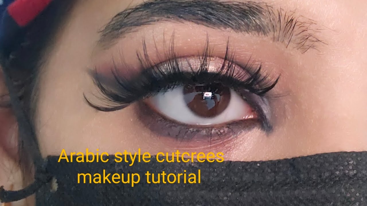 Arabic style cut Crees makeup tutorial ✨💄