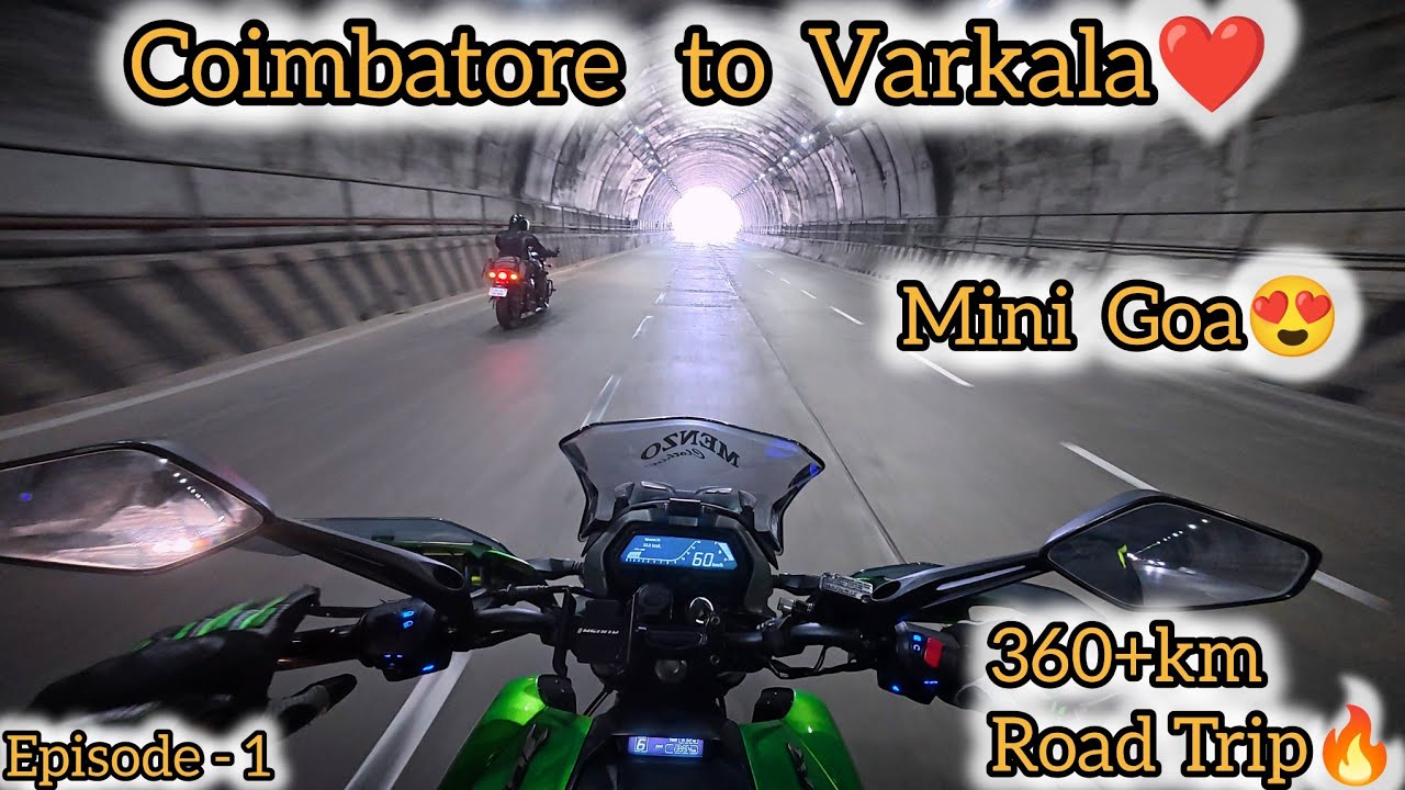 | Coimbatore to Varkala | Ep - 1 | Mini Goa| #தமிழ் | Dominor 400 | Long Ride | 3 Bikes | 800+km |