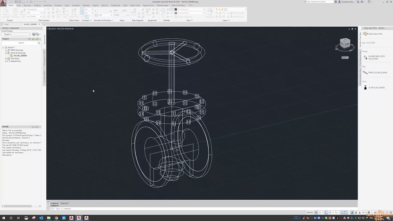 Plant3D 2020 Кошки и характеристики - Часть 5: Импорт в каталог