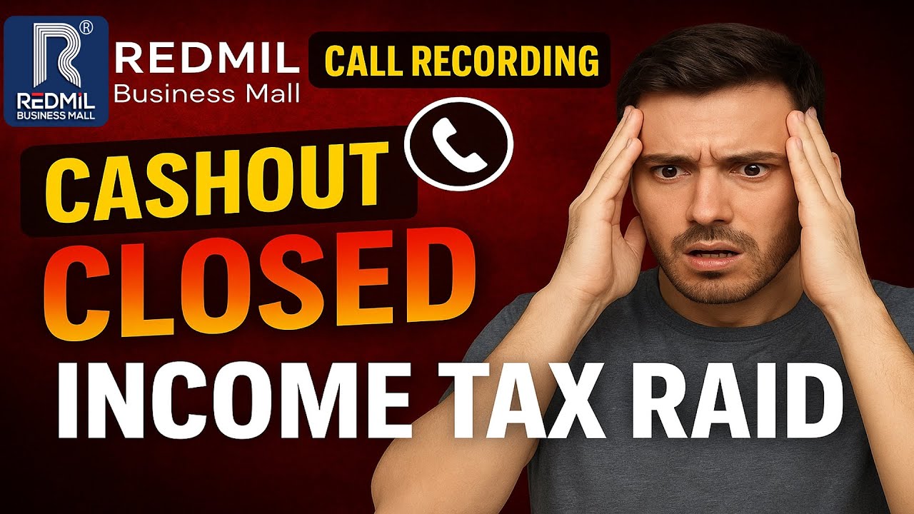 Redmil Business Mall Cashout Issue | Call Recording | Scam Vs Income Tax Raid