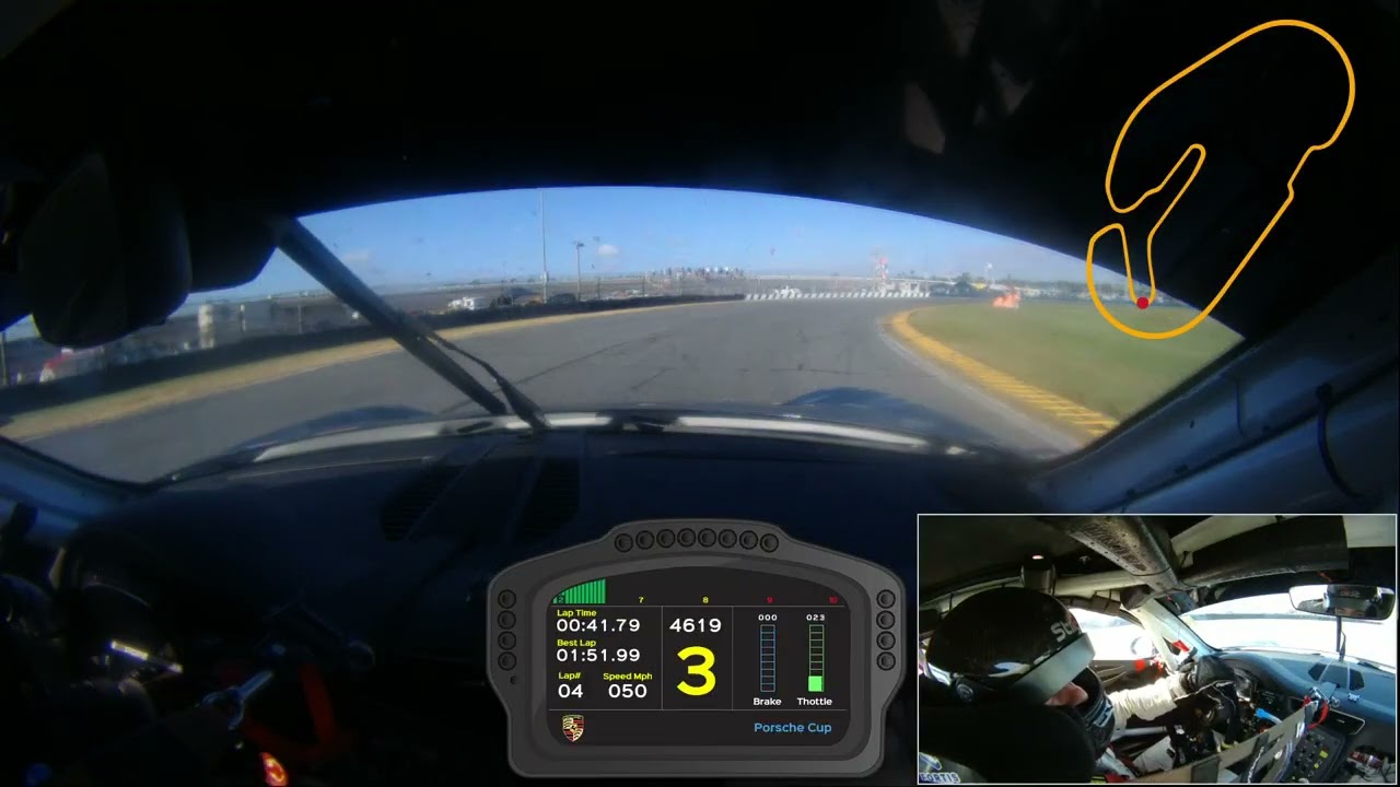 HSR Daytona 24hr Hot Lap in Porsche 991.2 Cup
