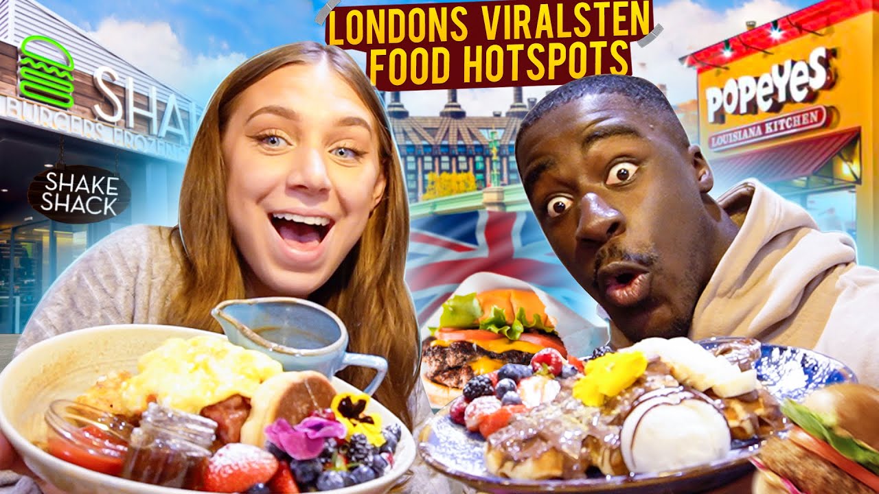 COUPLE bewertet Londons VIRALSTEN Food HotSpots (meisten Abonnenten🤯) I Steven Probiert