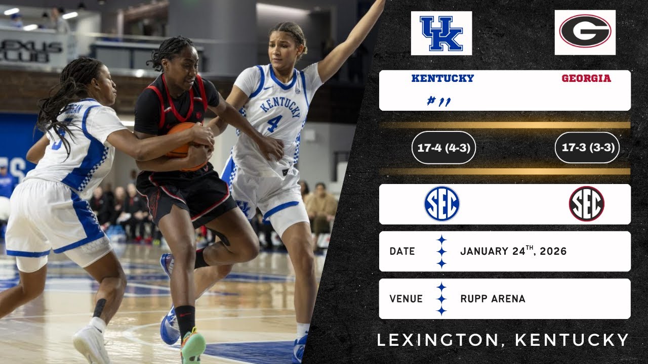 No. 11 Kentucky vs Georgia | SEC | 1.24.26