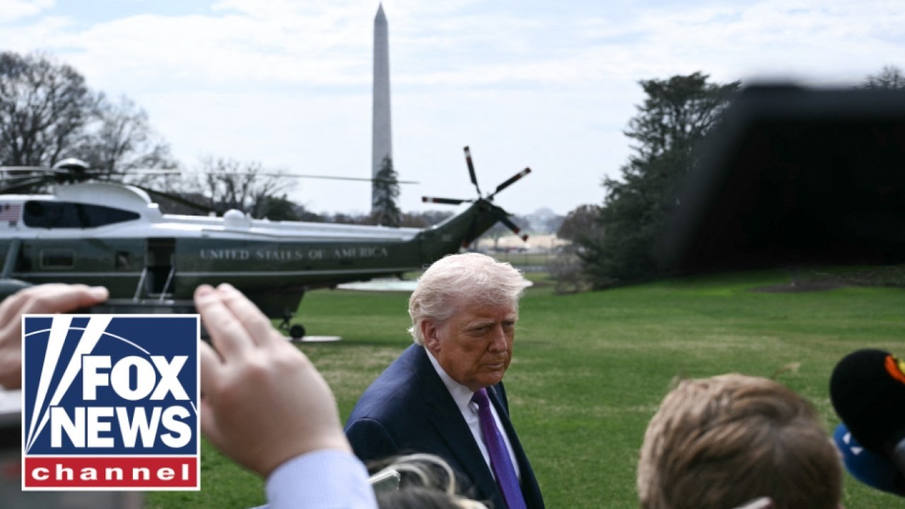 WATCH LIVE: Trump speaks before boarding Marine One for Joint Base Andrews