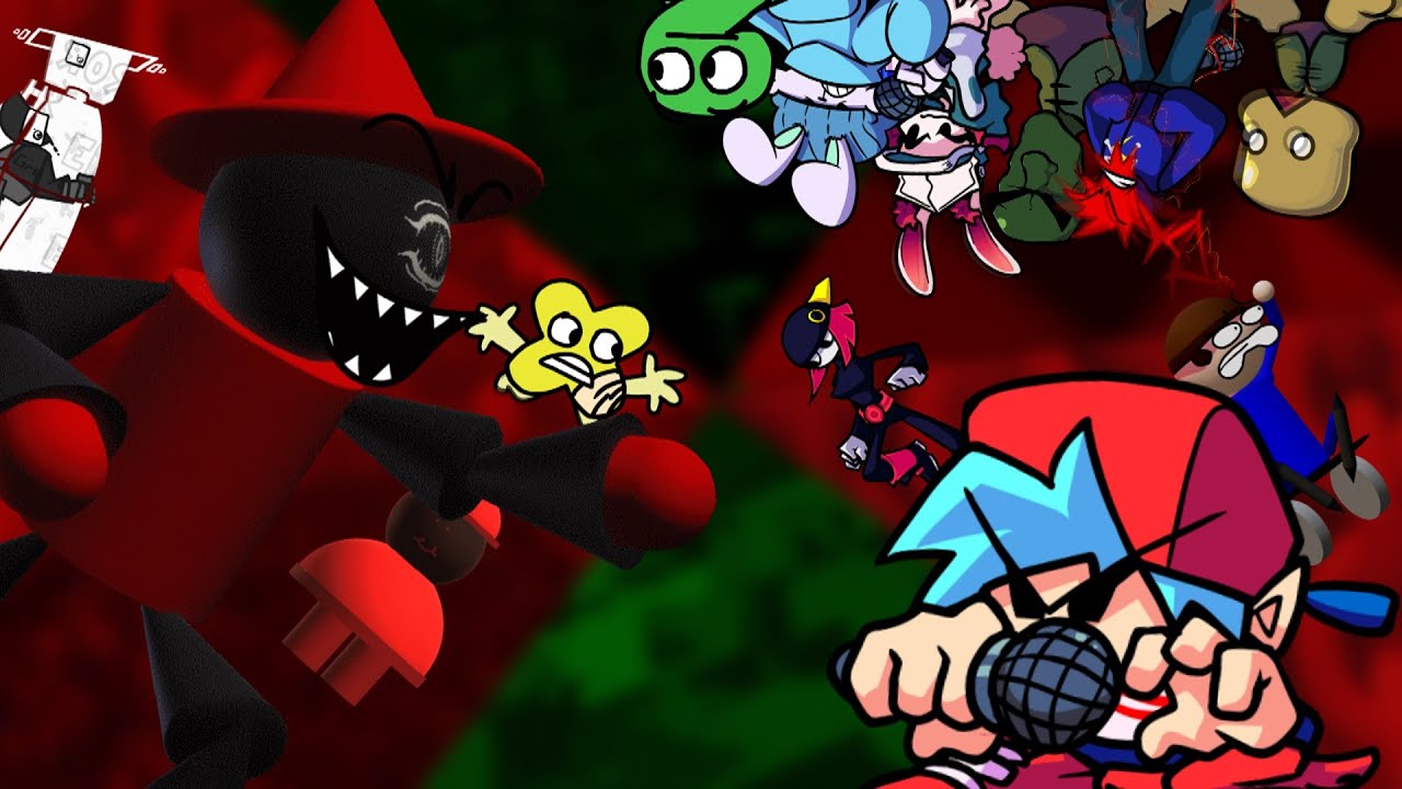 FNF' Exploitation, but every turn, another character sings it.