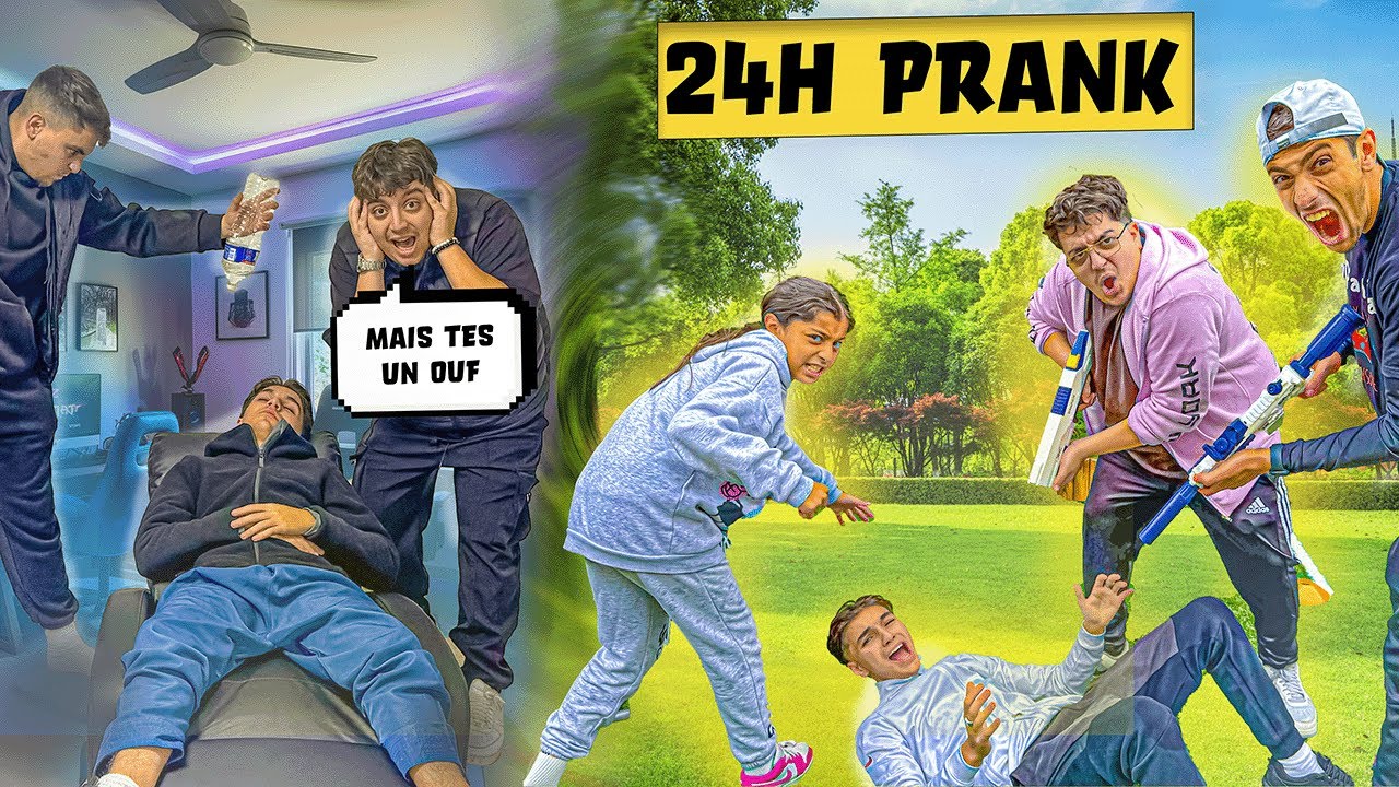 ON SE PRANK PENDANT 24H 🔥ÇA PART EN BAGARRE ( Ça tourne vraiment mal)