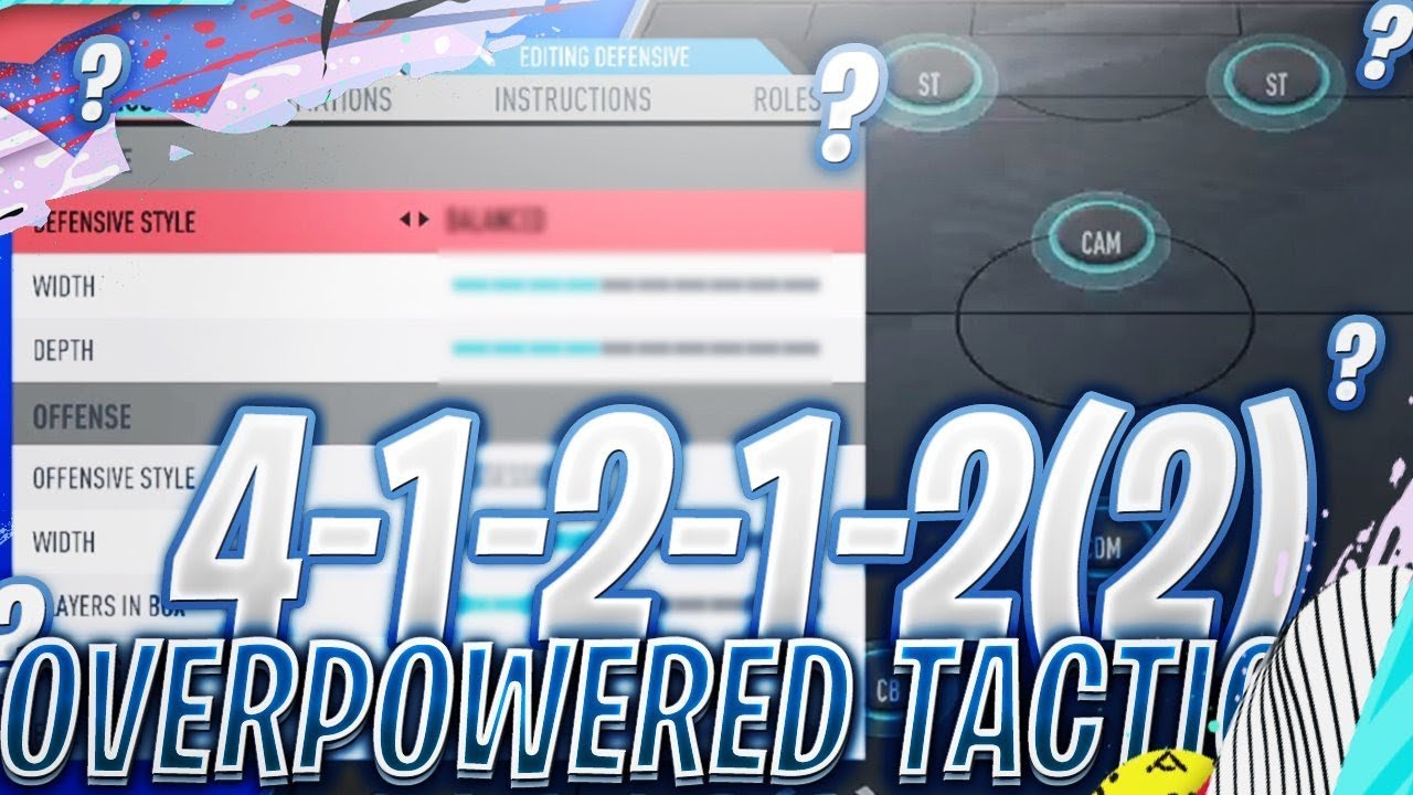 BEST OVERPOWERED 4-1-2-1-2(2) CUSTOM TACTICS & INSTRUCTIONS! - FIFA 20 Ultimate Team BEST Formation