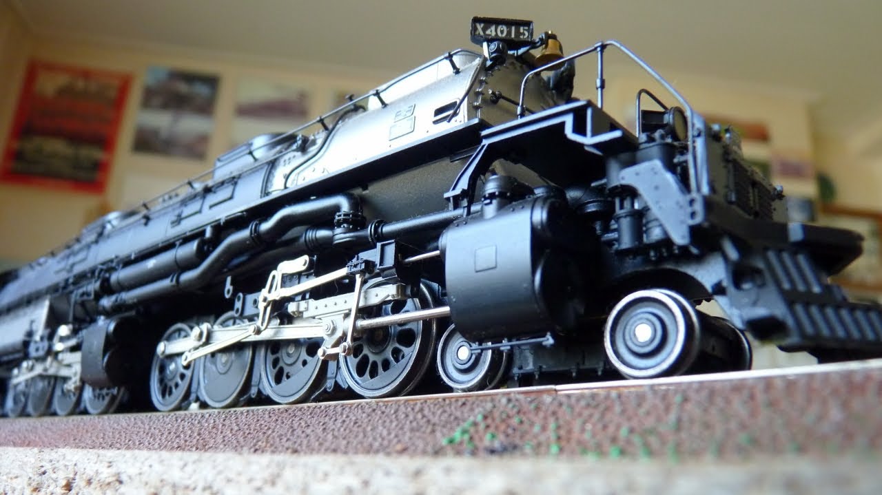 HO Big Boy, UP #4015, Trix 22599, DCC Loksound., deel 1 van 2