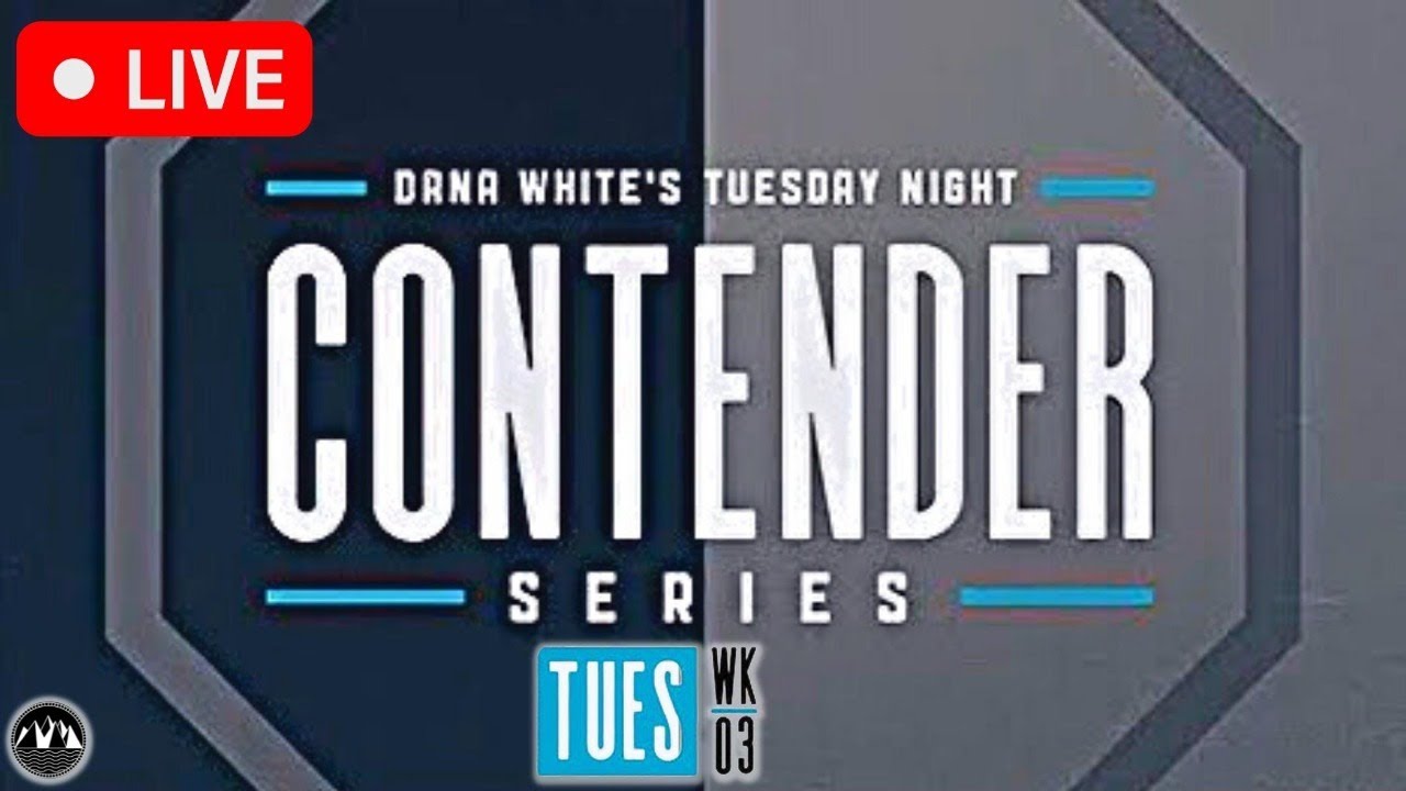 WEEK 3 Dana White's Tuesday Night Contender Series | LIVE STREAM | UFC Watch Along MMA LIVESTREAM
