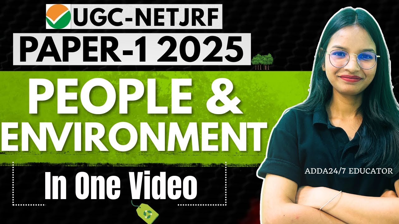 People Development & Environment📌ONE SHOT🔥| UGC-NET PAPER 1