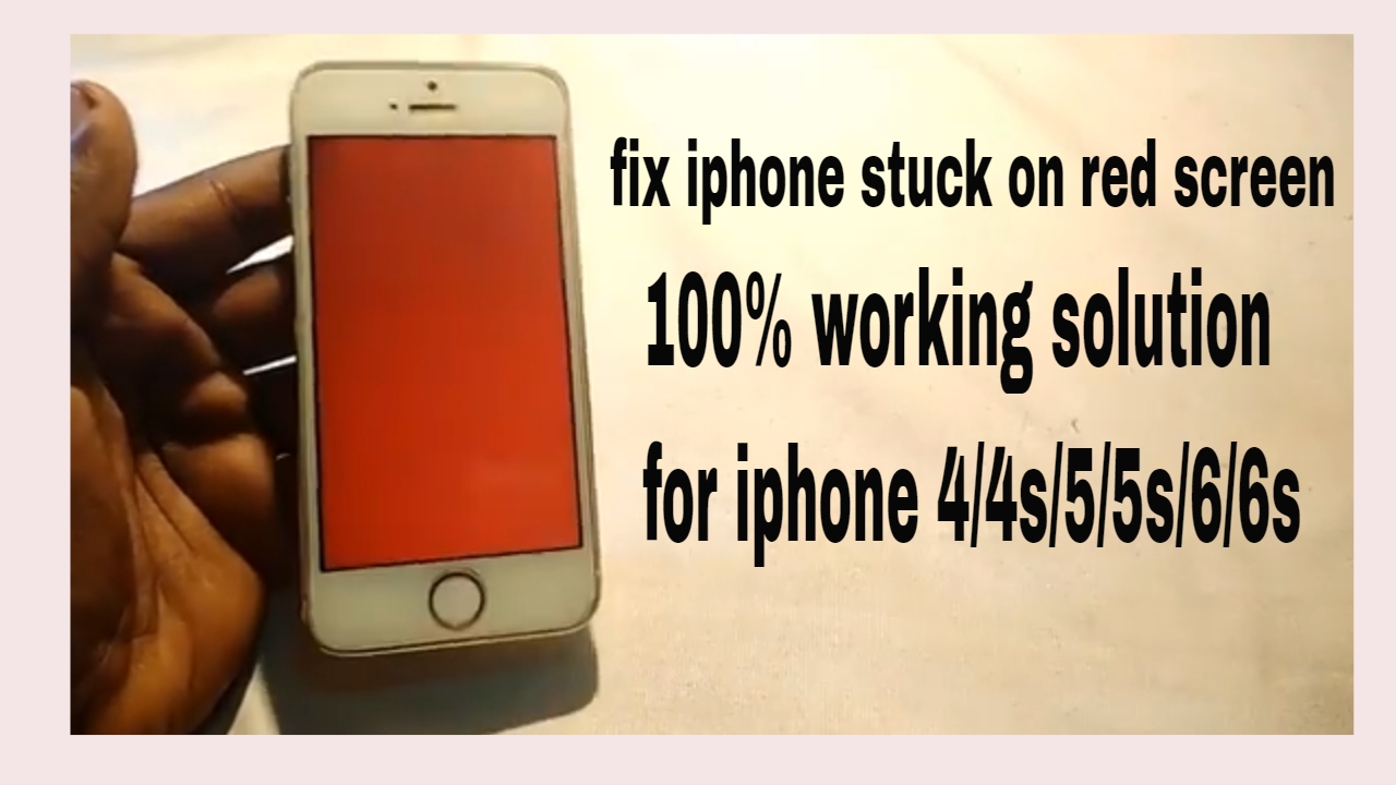 КАК УСТРАНИТЬ ЗАСТРЯВШИЙ НА КРАСНОМ ЭКРАНЕ IPHONE