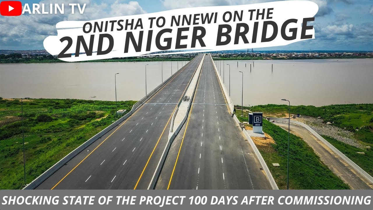 Driving the 2nd Niger Bridge from Onitsha to Nnewi in Anambra state, Nigeria