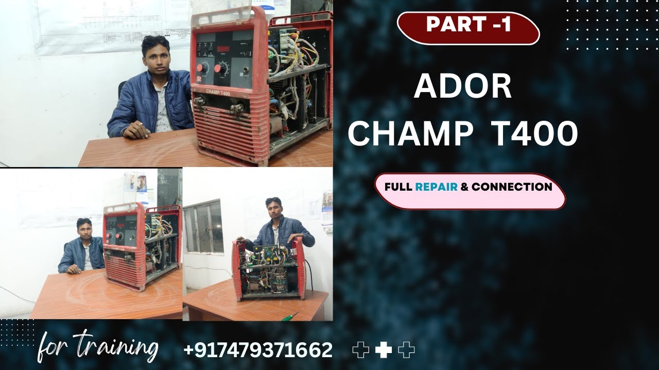 ADOR CHAMP T400  Repair with all connection || Practical in Detail