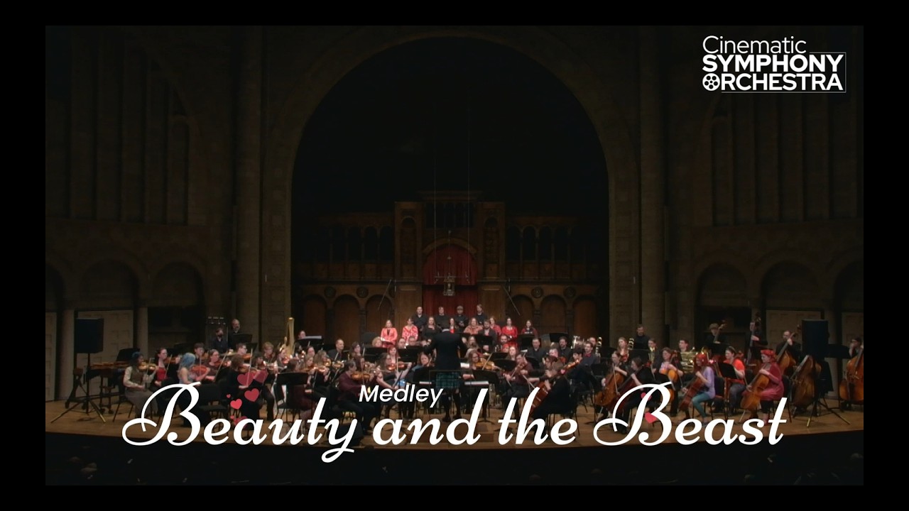 BEAUTY AND THE BEAST MEDLEY performed live by the Cinematic Symphony Orchestra!
