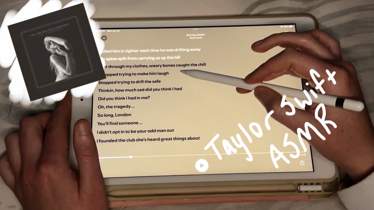 Taylor Swift ASMR | Reading The Tortured Poets Department