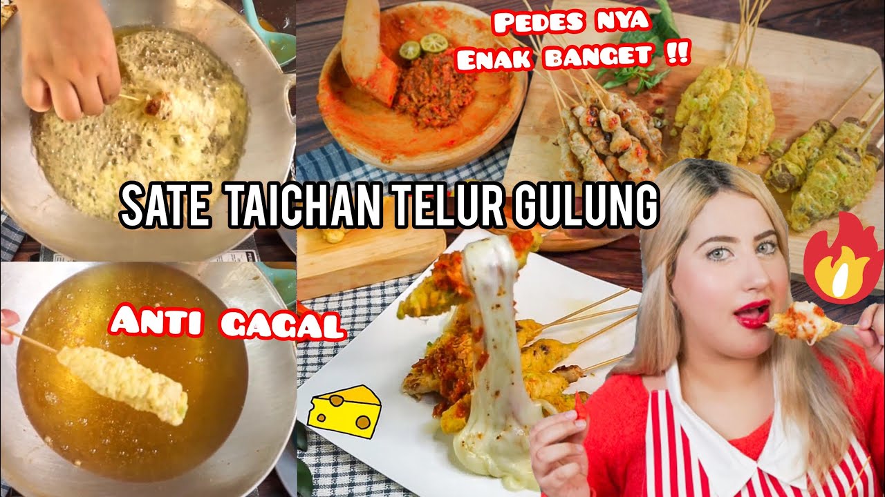 COOKING WITH TASYI : EP 07 - RESEP SATE TAICHAN TELUR GULUNG DENGAN MOZARELLA
