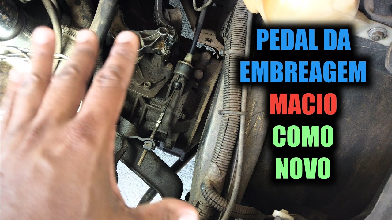 Pedal da embreagem macio para sempre. Aprenda a lubrificar o cabo da embreagem.